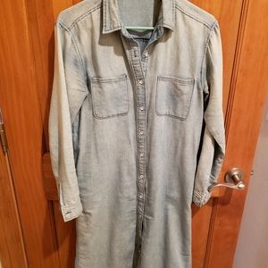 Renamed denim shirt dress